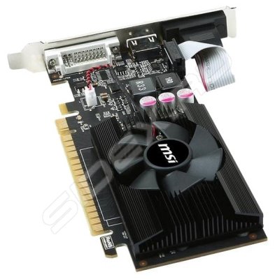    MSI GeForce GT 610 550Mhz PCI-E 2.0 2048Mb 1000Mhz 64 bit DVI HDMI HDCP Silent