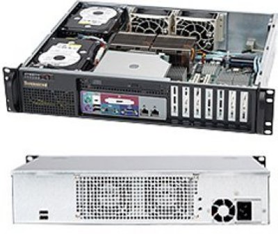     Server SuperMicro CSE-523L-520B 2U 12""x10"" 2""x3.5"" 520  