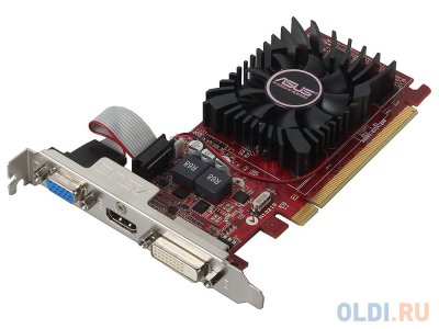   Asus PCI-E ATI R7240-OC-4GD3-L Radeon R7 240 4096Mb 128bit DDR3 820/1800 DVI/HDMI/CRT/HDC