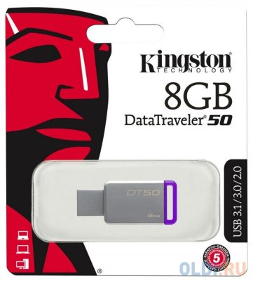     Kingston 8Gb DataTraveler SE9 DTSE9G2/8GB-YAN USB3.0 