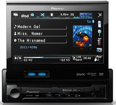    DVD Pioneer AVH-P8400BT USB, SD/MMC, Bluetooth, 7" LCD