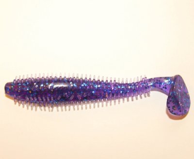     Fox Rage Spikey Shad 9cm - Violet Glitters NSL686 (6 .)