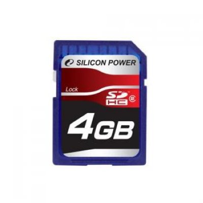     SecureDigital SecureDigital 4Gb Silicon Power HC Class6 (SP004GBSDH006V10)
