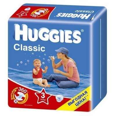    Huggies Classic 3 (4-9 ), 74 
