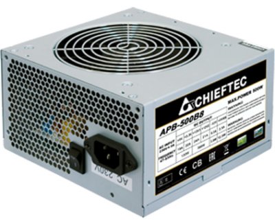     Chieftec 500W OEM APB-500B8 ATX v.2.3, A.PFC,  )80%  90-350 , 1x 24Pin, 1x 4Pin