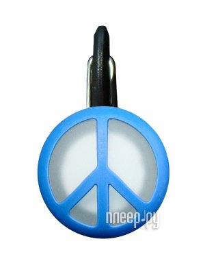    Nite Ize NCLS02-03-03PE Blue Peace Sign - 