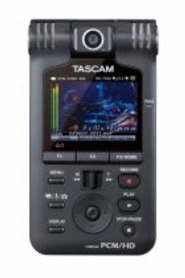   Tascam DR-V1HD   HD:1280 x 720 / 30fps,   ,  WAV