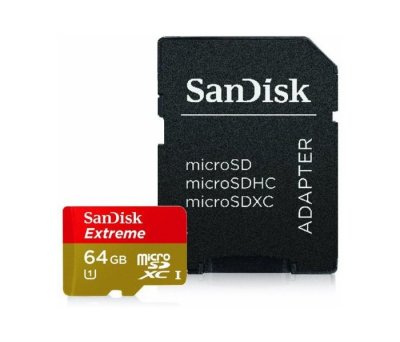     64Gb - SanDisk Mobile Extreme - Micro Secure Digital + Rescue Pro Deluxe 60MB/s Class 1