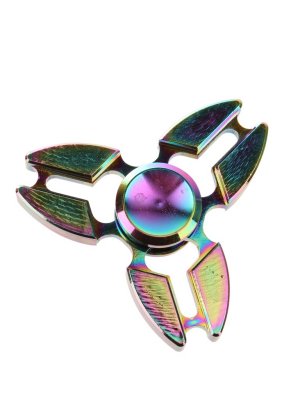    Aojiate Toys Finger Spinner Metal Colored Pointed RV571