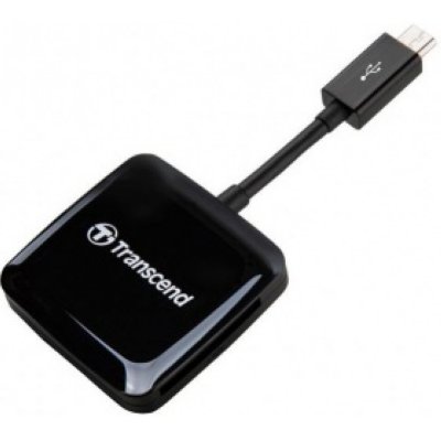     Transcend (TS-RDP9K) USB micro-B OTG SDXC/microSDHC Card Reader/Writer +1portUSB2.0