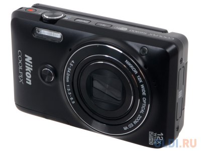    Nikon CoolPix S6900 (Black) (16Mpx, 25-300mm, 12x, F3.3-6.3, JPG, SDXC, 3.0", USB2.0, WiFi, N