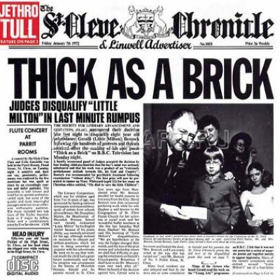     JETHRO TULL "THICK AS A BRICK", 1LP