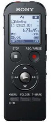     Sony ICDUX534FB.CE7 8Gb Black Mic SP MP3 microSD miniUSB 