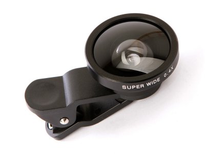   Gurdini Universal Fisheye Selfi Cam Lens 0.4x Black