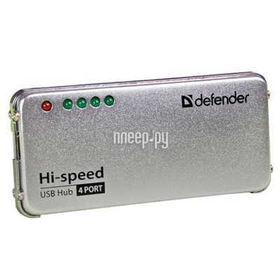    USB3.0 HUB 4  Defender QUADRO Quick    ()