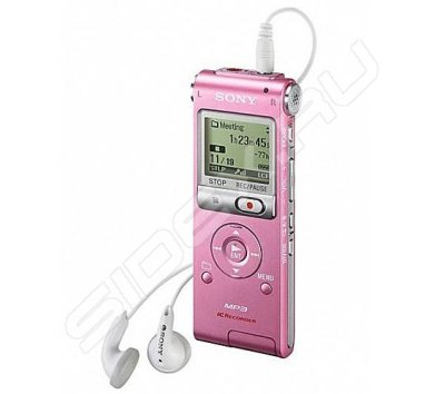 Товар почтой Диктофон Sony ICD-UX200P 2 Gb (розовый)