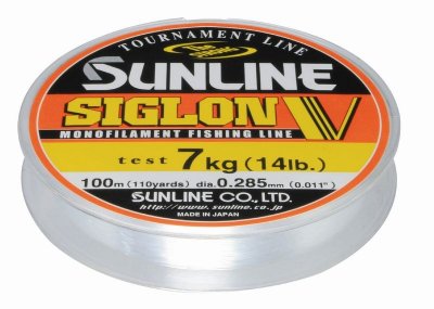     Sunline SIGLON V 100 m Clear 0.435 mm 15 kg