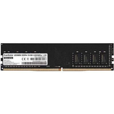     ExeGate DDR4 8Gb 2400MHz pc-19200 Value (EX283085RUS)