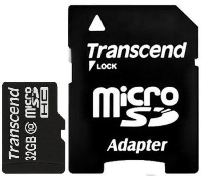    MicroSDHC 32GB Class10 Transcend   (TS32GUSDC10)