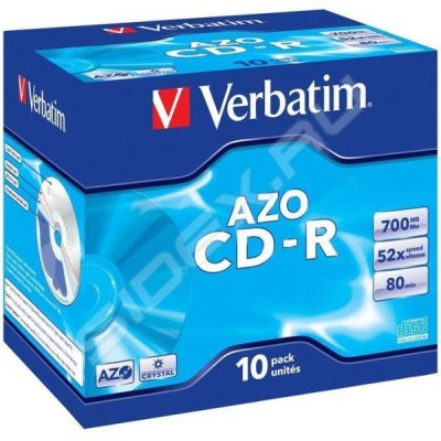    CD-R Verbatim 700 Mb, 52x, Jewel Case (10), DL+, Lightscribe (10/100)