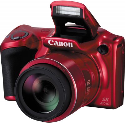    Canon PowerShot SX410 IS Red (20,5Mp, 40x zoom, 3"",  , SD, USB)