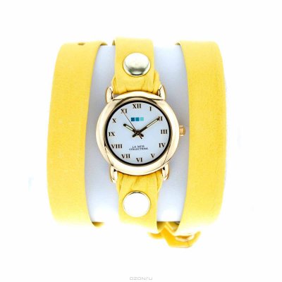      La Mer Collections "Simple Canary/Gold Circle". LMSTW5005x