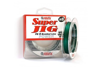    Fanatik Super Jig PE X8 (#1,0) 0.16mm 100m Green SJPEX810010G