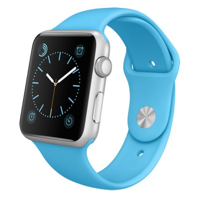   - Apple Watch Apple Sport 42mm Silver Al/Blue Sport (MLC52RU/A)