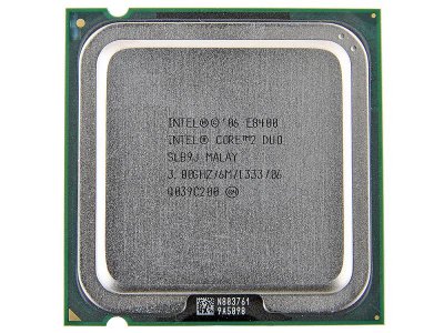   Intel E8400 Core 2 Duo 3.0GHz (6Mb,1333MHz,Wolfdale(Penryn),45nm,65 ,EM64,S775) OEM AT80
