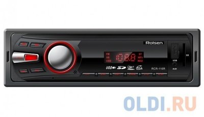    Rolsen RCR-116R  USB MP3 FM SD MMC 1DIN 4x45  