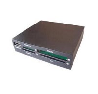    Gembird (FDI2-ALLIN1-B-Black)3.5" 10-in-1 Internal USB2.0 CF/MD/SM/MMC/RSMMC/SD/xD/MS(/Pro
