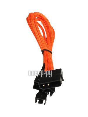    BitFenix Molex to 3x3-pin 7V 20cm Orange-Black -  