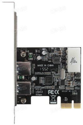    Orient NC-3U2PE (PCI-E, 2 Port USB 3.0,    , NEC UPD720200) Ret