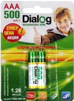    500 mAh Dialog HR03/500-2B AAA 2 
