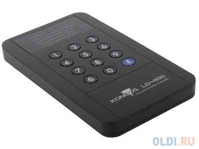      HDD Konoos LD-400 Black (1x2.5, USB 3.0)