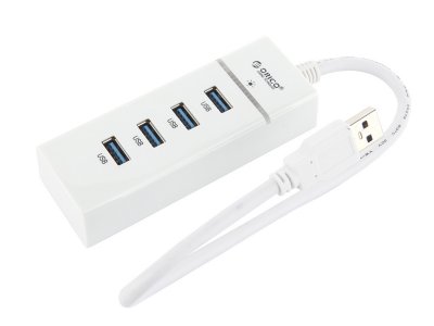    USB Orico W6PH4-WH 4-Ports White