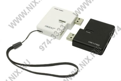     ORIENT CO-740 SD/SDXC/SDHC/microSD/miniSD/MS Duo/M2 + USB Hub /