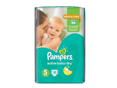    Pampers Active Baby-Dry Junior 11-16  10  8001090784209