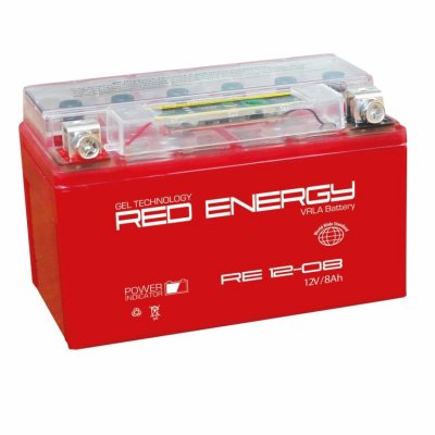   Red Energy    RE1208 YT7B-BS 12V 8Ah Gel