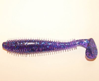     Fox Rage Spikey Shad 12cm - Violet Glitters NSL690 (5 .)