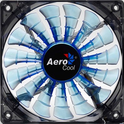    Aerocool Shark 12  "Blue Edition" ( ), 3+4 pin, 32.5 CFM, 800 RPM, 12.6 d