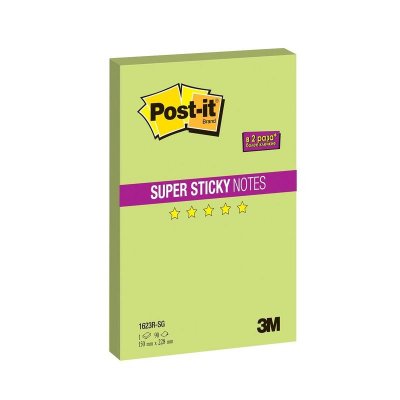   - Post-it Super Sticky 1623R-SB, 150  228 ,