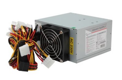     ATX Gembird CCC-PSU8X 600W ATX 2.2,CE,PFC,low noice,dual fan,20+4+4+6 pin,2xSATA 