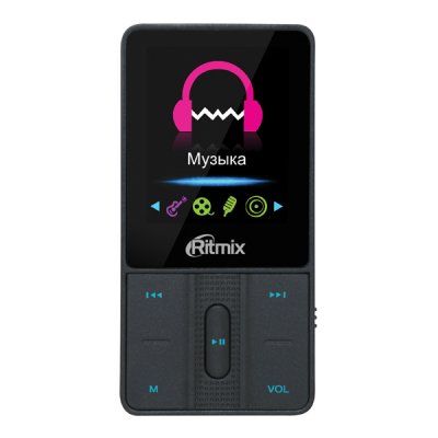   Ritmix (RF-3400-8Gb) White (MP3 Player, FM, 8Gb, 1"OLED, , microSDHC, USB2.0, Li-Pol)