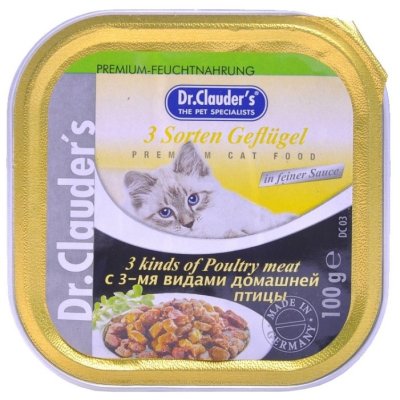      Dr. Clauder's Premium Cat Food     (0.1 ) 1 . 0.1  1