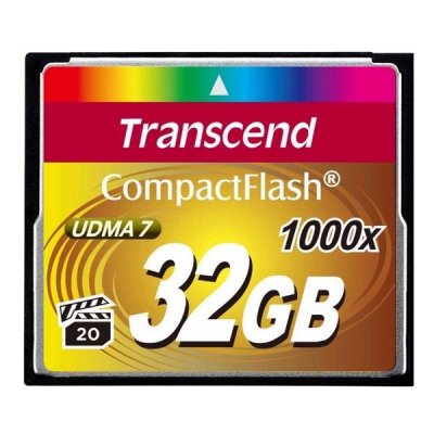     TRANSCEND Compact Flash 32GB 1000x TS32GCF1000