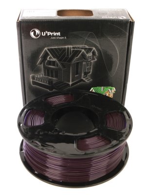    U3Print PLA Transparent 1.75mm 1kg Purple