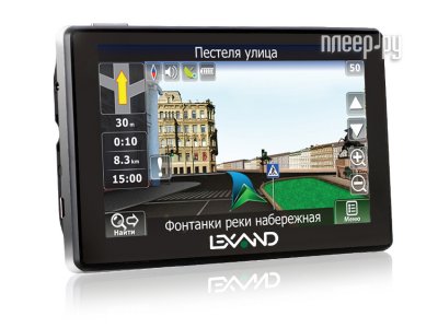     GPS Lexand STR-5350 HD+ (plus) 5" 800x480 4Gb microSD Bluetooth FM-Transmitt