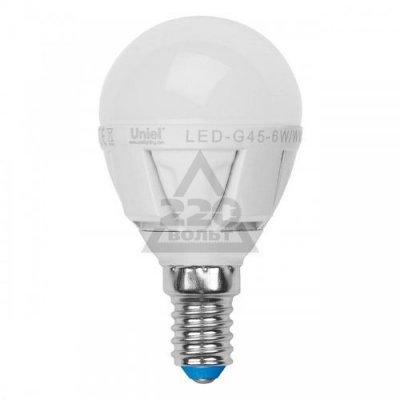     Uniel LED-G45-7W/NW/E14/FR PLP01WH UL-00000771