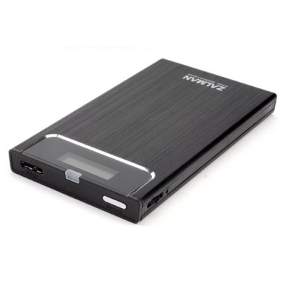   Zalman (ZM-VE300 Black) (EXT BOX    2.5"SATA HDD, USB3.0, Al,  CD/DVD/